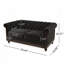 Canapé en velours Chesterfield 59,44 po-1340194204