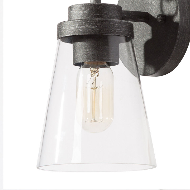 Leteefah 1-Light 10" H Outdoor Wall Lantern