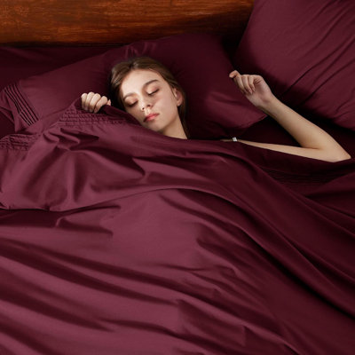 Bedsure Deep Pocket Sheet Set - Fits Mattresses Up to 21 Inches Thick -  GentleSoft Bed Sheet set, Moisture Wicking, Soft & Cooling Bed Sheet & Pillowcases, Easy & Secure Fit