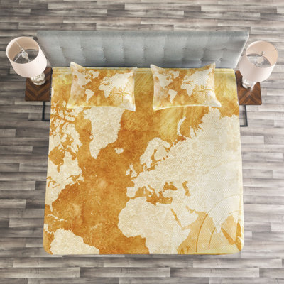 Baret Abstract Bedspread with Pillow Shams