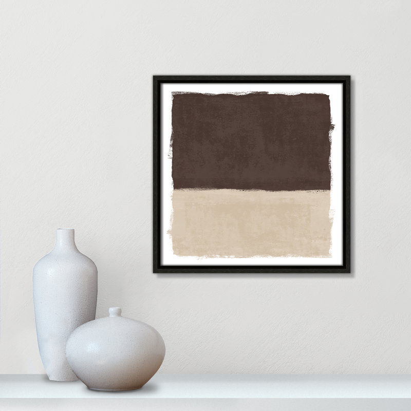 Brownie Sundae I - reproduction carrée Vesrion par Natalie Carpentieri, Espresso, H 13,5 po x l 13,5 po