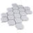 Classic 9.69 in. x 11.97 in. Arabesque Glossy Glass Mosaic Tile-58234807