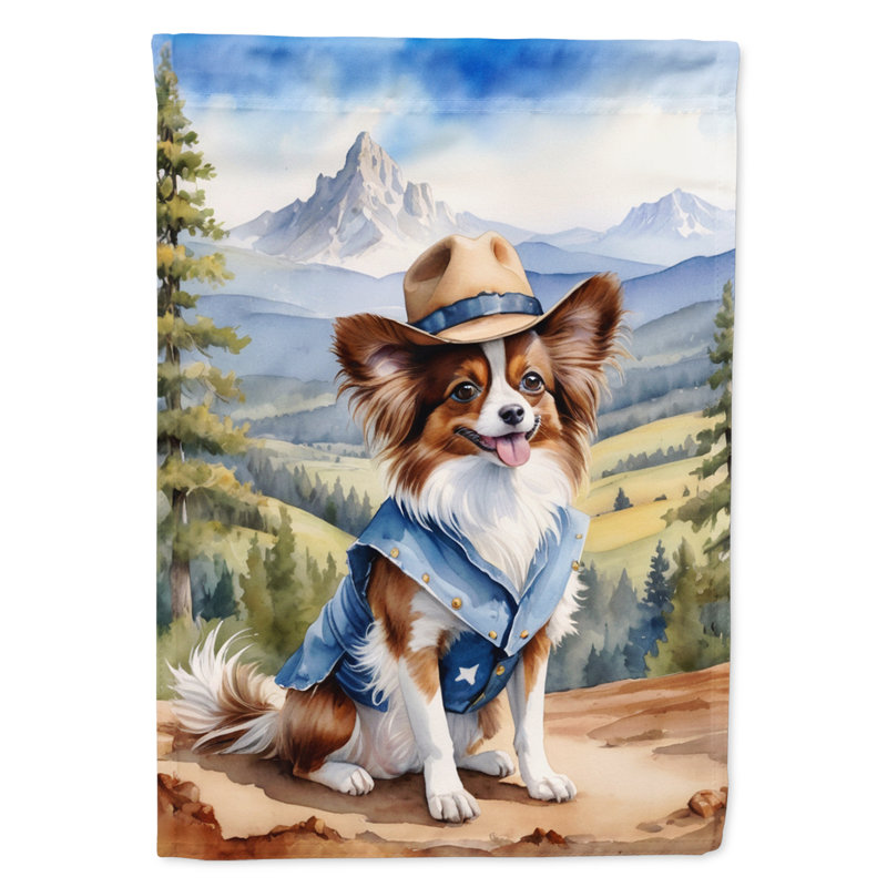 Drapeau Cowboy Welcome Garden, Papillon