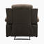Fauteuil inclinable traditionnel en microfibre texturée et similicuir de 38 po Mccubbin avec structure en bois massif et contreplaqué
