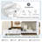 Console Table/Sofa Table With Storage Drawers And Bottom Shelf For Entryway Hallway-1143697936