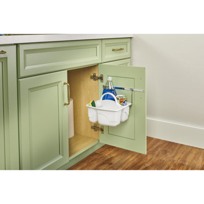 Undersink Door Mount Cleaning Organizer