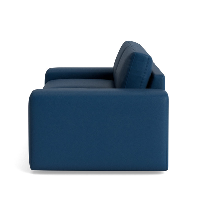 The OG Sofa (85"), Bison Deep Blue Top Grain Leather