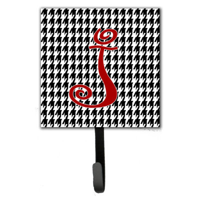 Crochet mural houndstooth monogramme