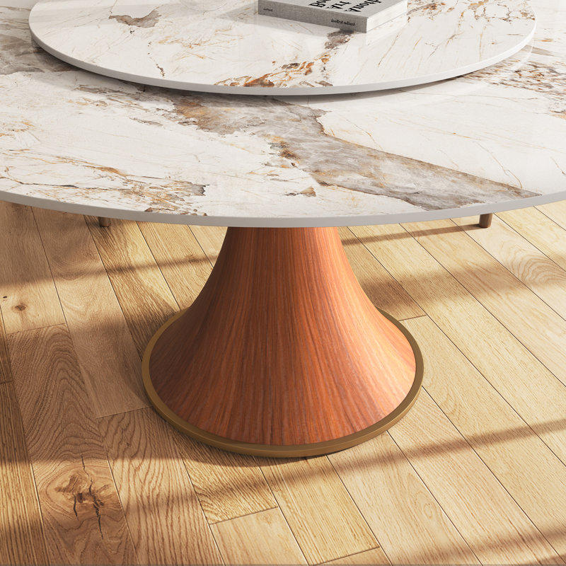 Table de salle à manger Rader Farmhouse, H 29,52 po x L 59,05 po x l 59,05 po, Pandora