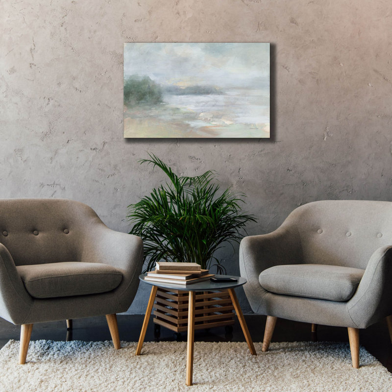 «Bay Fog» par Danhui Nai, art mural sur toile, H 26 po x l 40 po