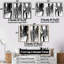 Ensemble de 3 reproductions d'art sur toile abstraites encadrées-377416895-377416892