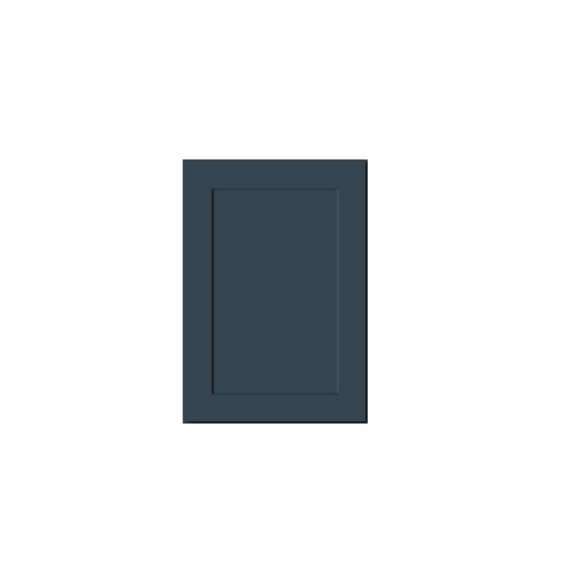 DL Cabinetry (prêt à assembler) Armoire murale à porte simple de style Shaker de l 30 po x H 21 po x H 30 po x P 12 po - Cyber gris