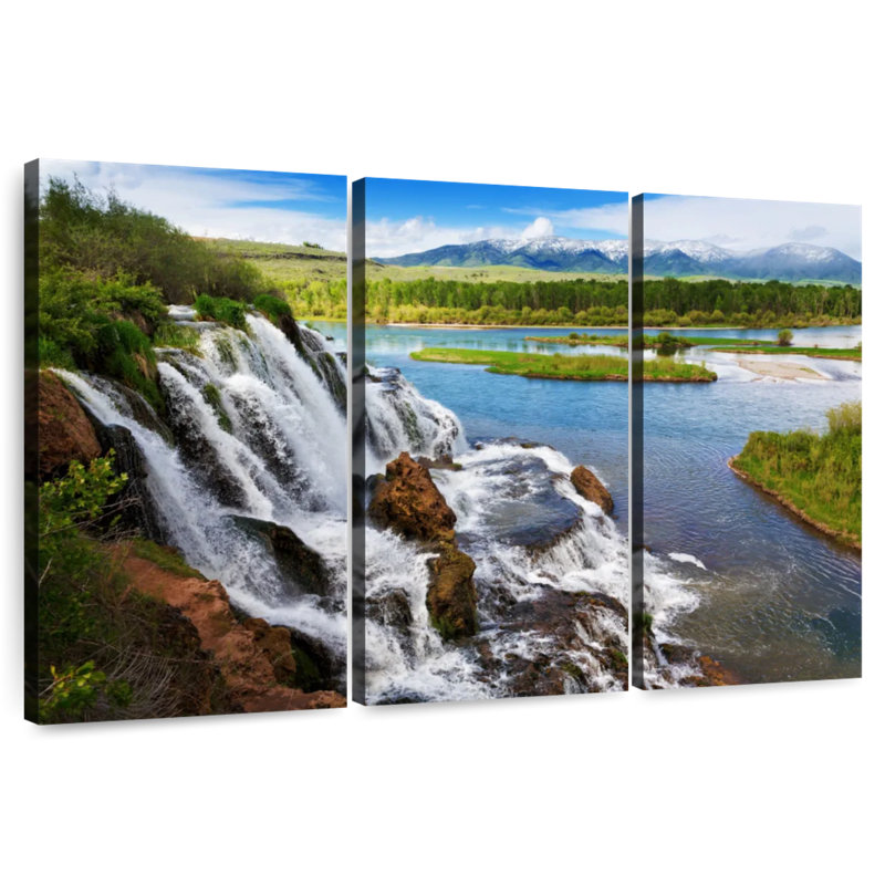 Alvord Fall Creek Falls, 32" H x 50" W