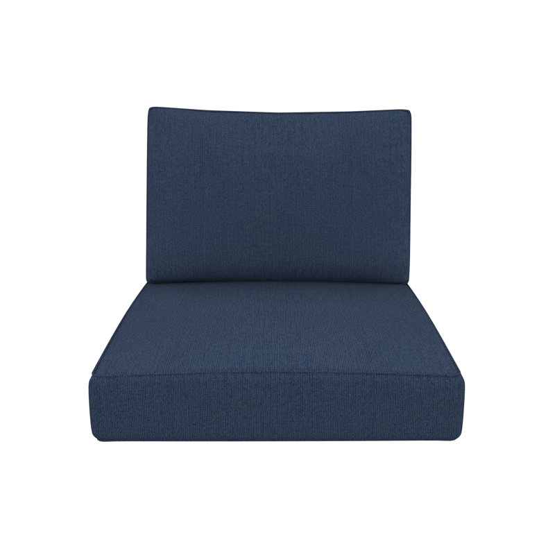 Lani Sunbrella® Outdoor Louge Chair Seat/Back Cushion, Spectrum Indigo Sunbrella®