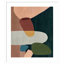«Stacking Pebbles I Mauve» par Eva Watts - reproduction de cadre photo sur papier-1330374274-1330374277