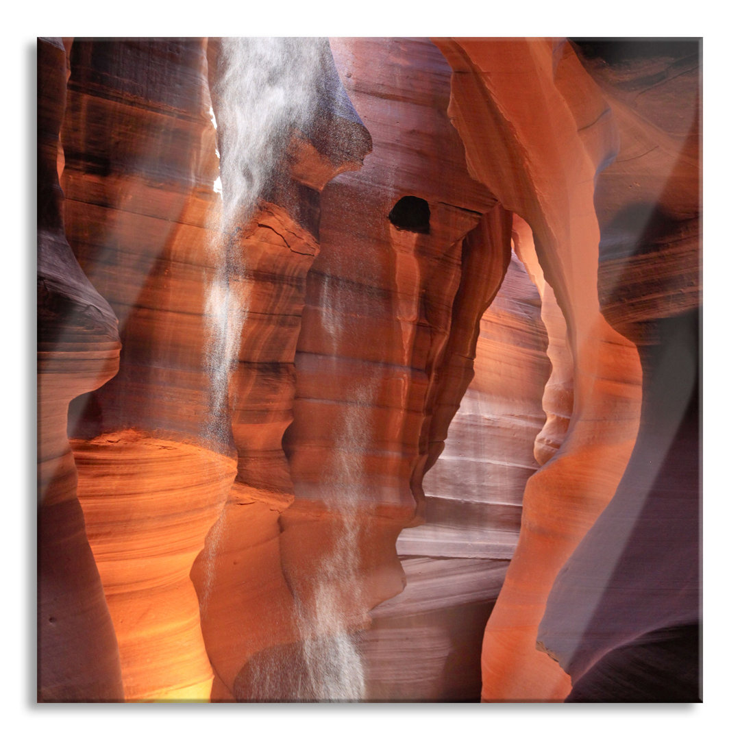 Ungerahmtes Foto auf Glas "Sand Antelope Canyon"