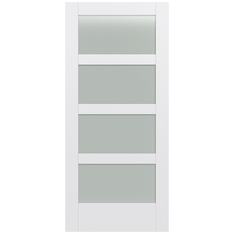 Porte intérieure en verre givré MODA 4-Lite, 36 po x 80 po