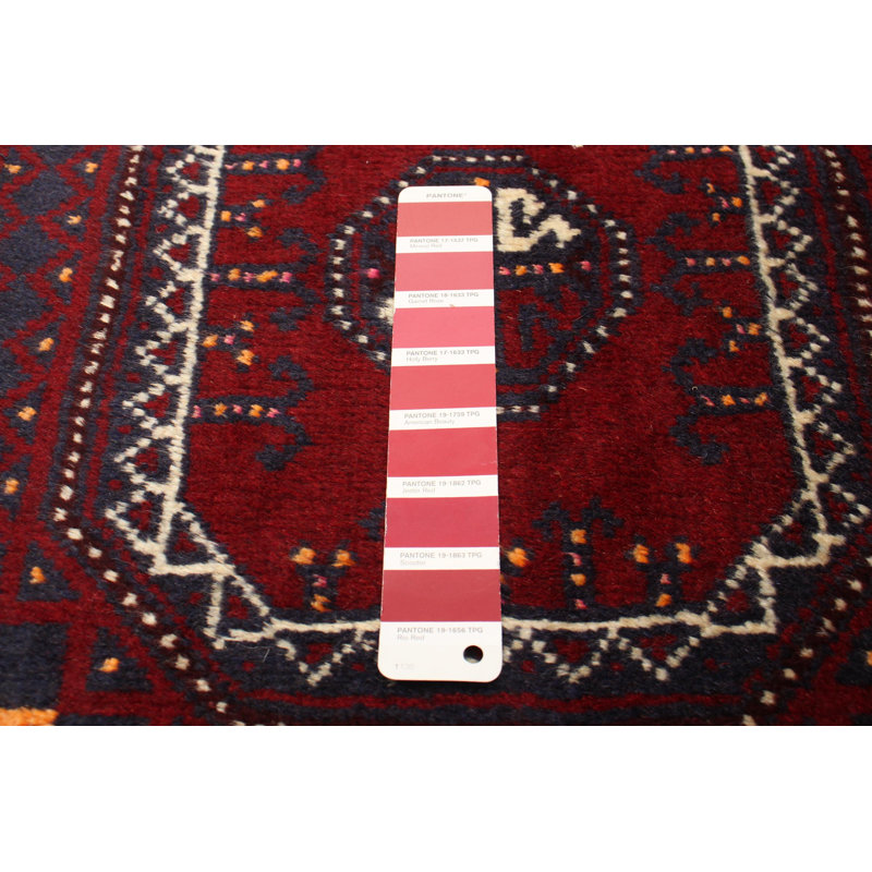 Tapis unique en laine noué à la main nouvel âge 3 pi 3 po x 6 pi 3 po Avenal