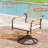 8 - Person Outdoor Dining Set With Cushioned Swivel Woven Rattan Chairs-1196981890