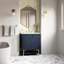 Meuble-lavabo simple 30 po avec plateau en quartz Calletano