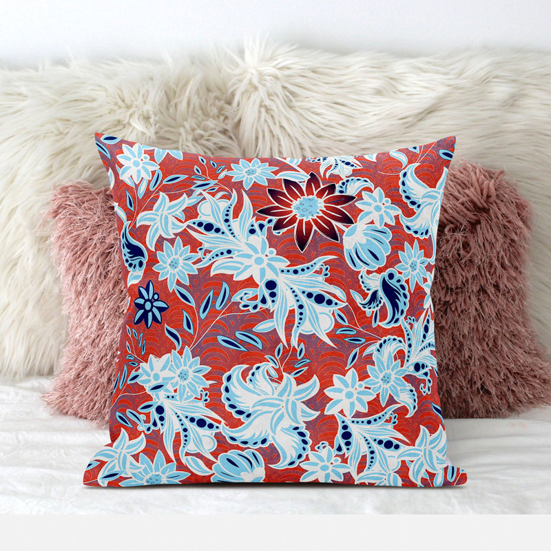 Housse et insert de coussin décoratif intérieur / extérieur en mélange de polyester, 26 po x 26 po