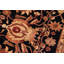 Tapis bleu / brun en laine noué à la main de style oriental rectangulaire 8 pi 1 po x 10 pi Baccio