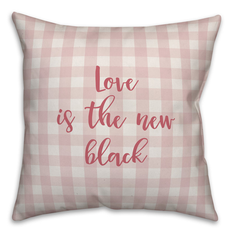  Coussin Love, Coussin décoratif, Rose