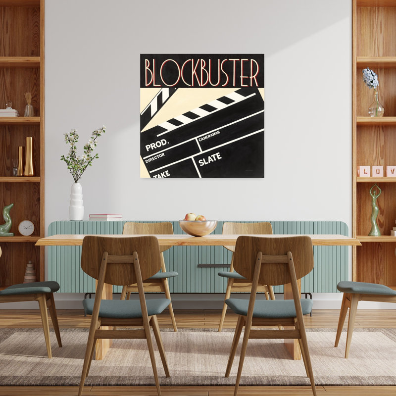 Blockbuster, art contemporain abstrait, H 36 po x l 36 po