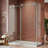 48" W X 36" D X 76" H Sliding Frameless Shower Enclosure With 3/8 Inch Tempered Glass-126304639-126735478