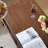Vintage design solid wood coffee table