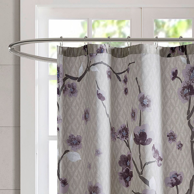 Rideau de douche en coton