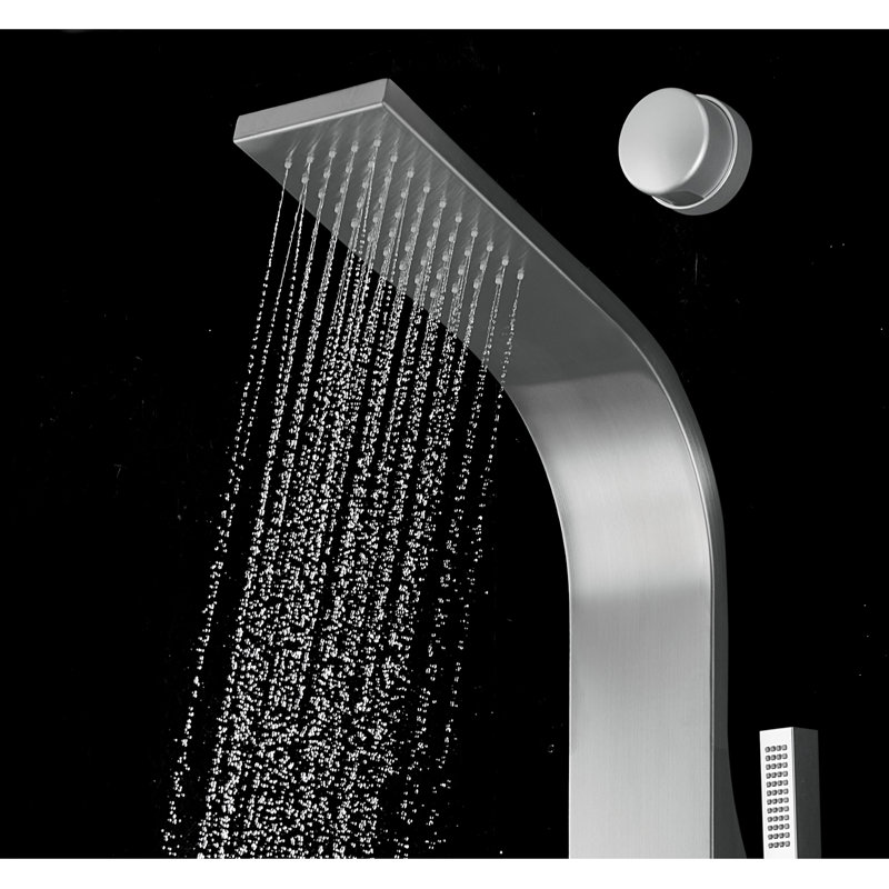 44'' Stainless Steel Shower Panel with Adjustable Head