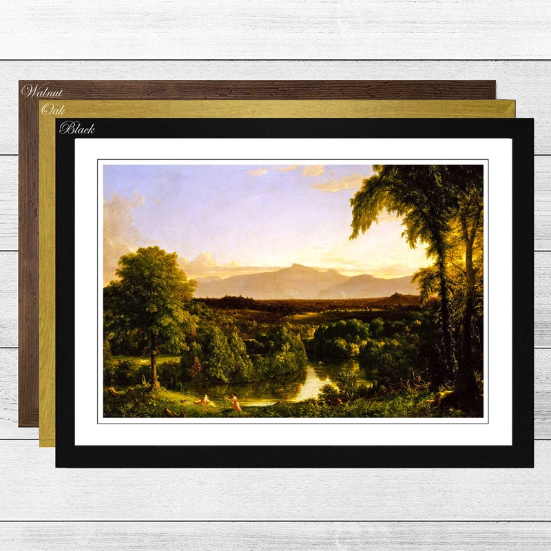 Thomas Cole - Single Picture Frame Painting, Walnut