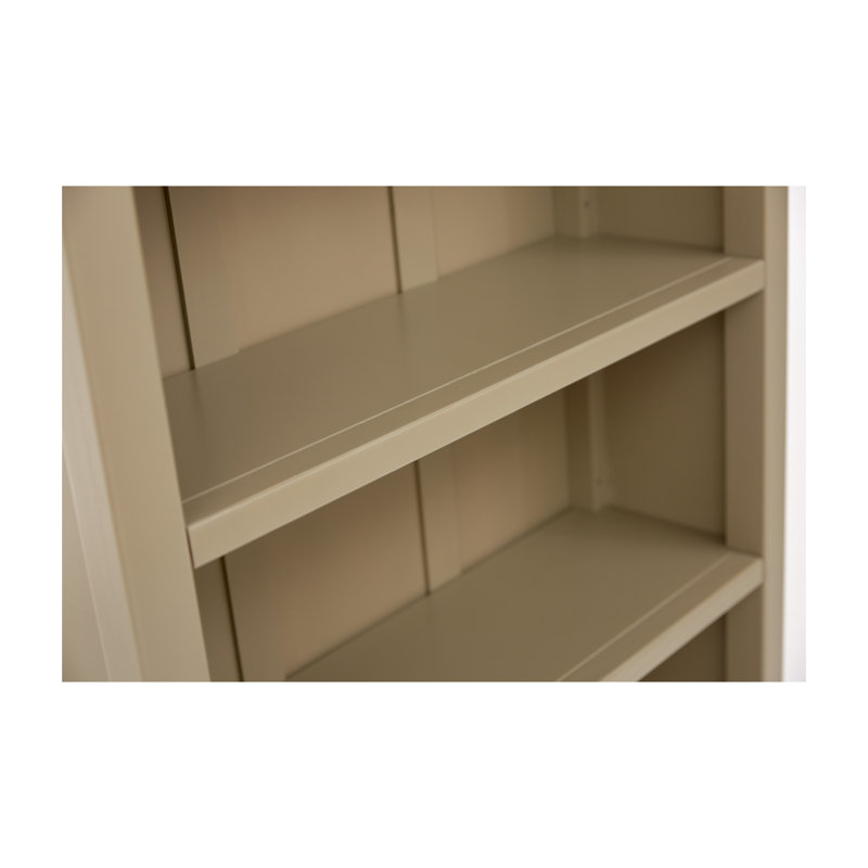 Ludwicka 127cm H x 69cm W Standard Bookcase, Clay