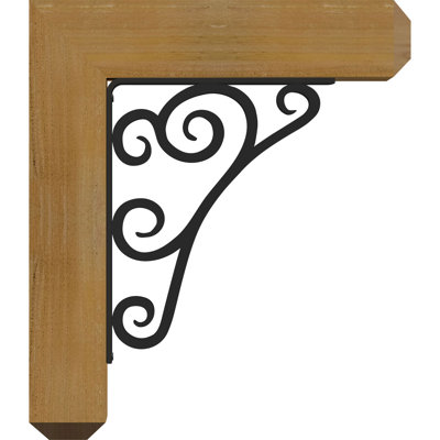 , 3 1/2"W x 11 1/2"D x 14"H 2" Thick Triple Brace Tristan Craftsman Ironcrest