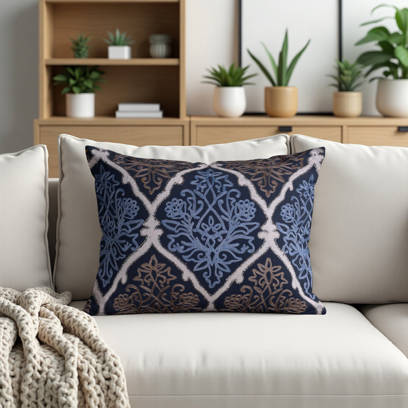 Anxhela Geometric Throw Pillow