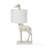 Lia Resin Giraffe Table Lamp with Linen Shade-1702054710