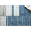Exquisite Rugs Scandinavian Handmade Handloomed New Zealand Wool Blue/Ivory Area Rug-1608785811