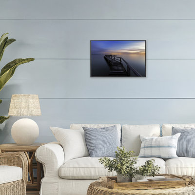 Jetée de Shelley Beach, estampe numérique, design par Lincoln Harrison