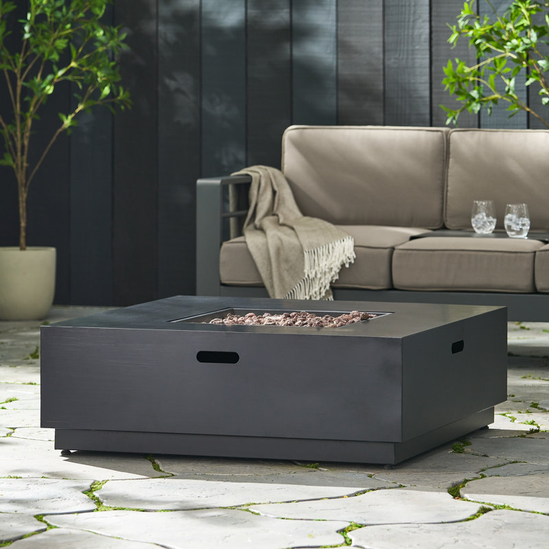 Tenner Square Iron Propane, Dark Gray