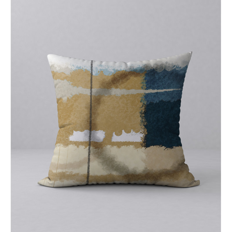 Housse de coussin décorative carrée sensible et insert, 18" x 18"