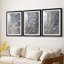Moonlit Dream I - Impression personnalisée de qualité supérieure avec cadre mat - 3 pièces-1323671959