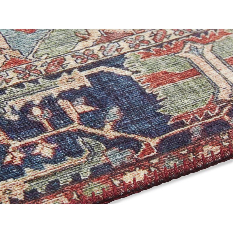 Hamadan Tufted Oriental Red Rug, Rectangle 200 x 290cm