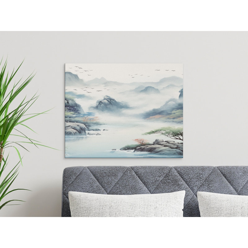 Mori Wrapped Canvas Print Set, 24x18