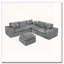 Canapé modulaire en L 107 po-486931763-486931766