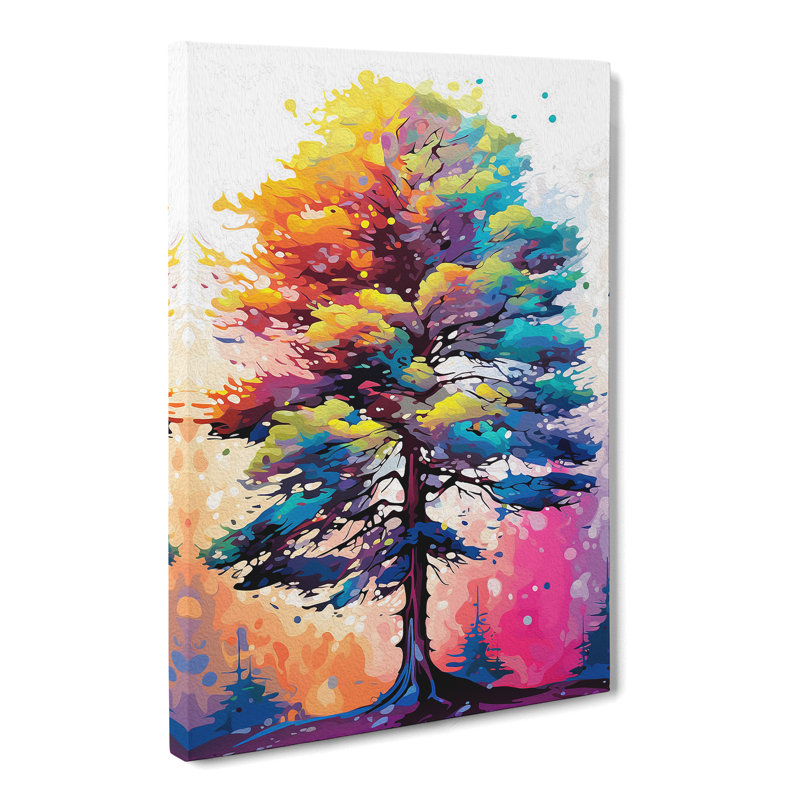 Pine Tree Pop - Wrapped Canvas, 50cm H x 35cm W x 3cm D