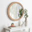 Miroir mural rond 27,5 pouces pour meuble-lavabo