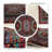Alfa Rich Tashyra Ultra-Thin Oriental Purple Washable Non-Slip Area Rugs for Living Room Bedroom-540471179