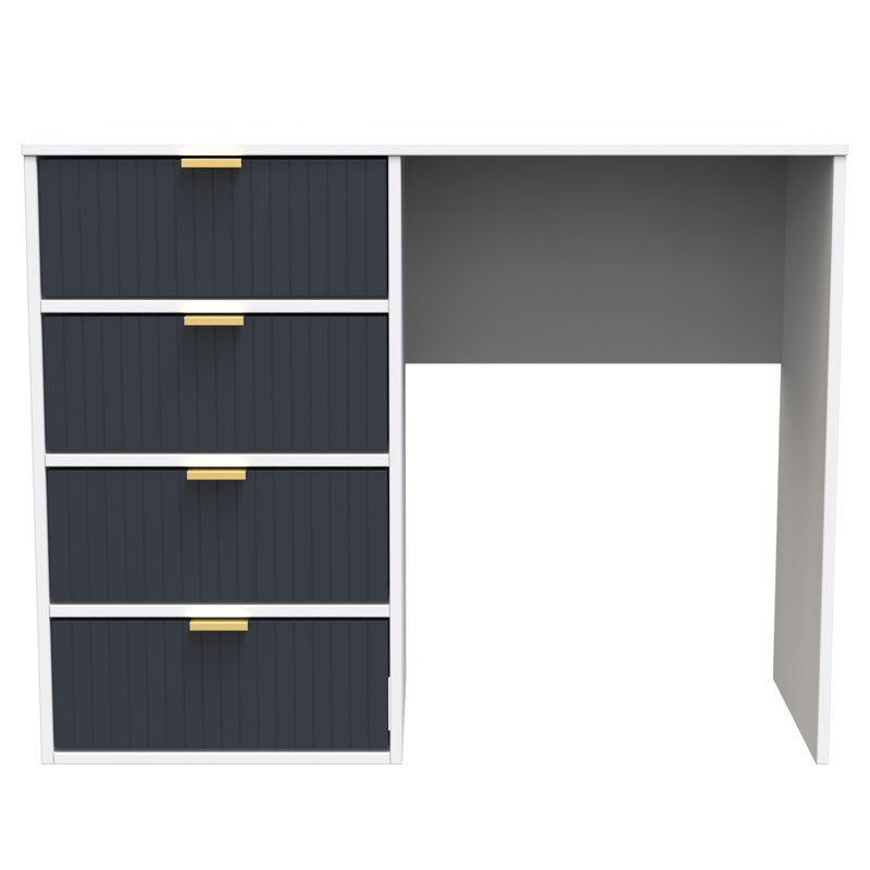 Beranda Dressing Table, Indigo Matt/White