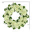 30" Artificial White Hydrangea Wreath